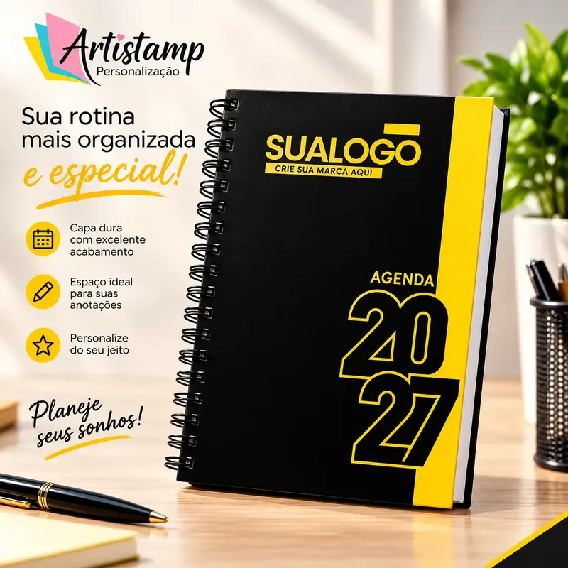 Agenda Capa Personalizada - Capa dura